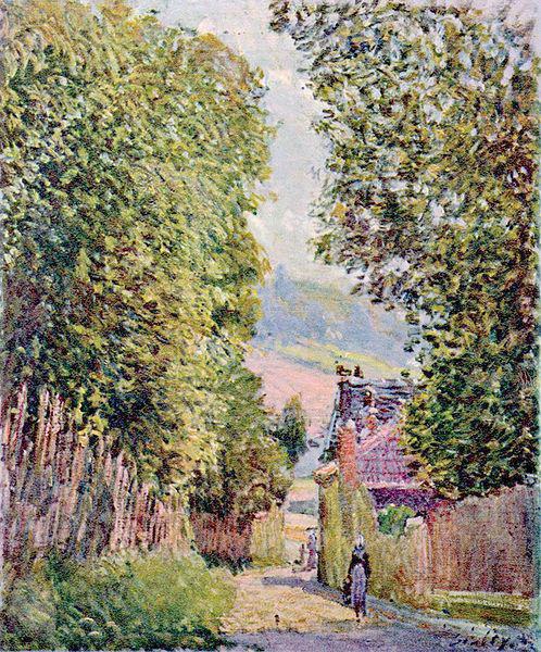 Alfred Sisley Strabe in Louveciennes China oil painting art